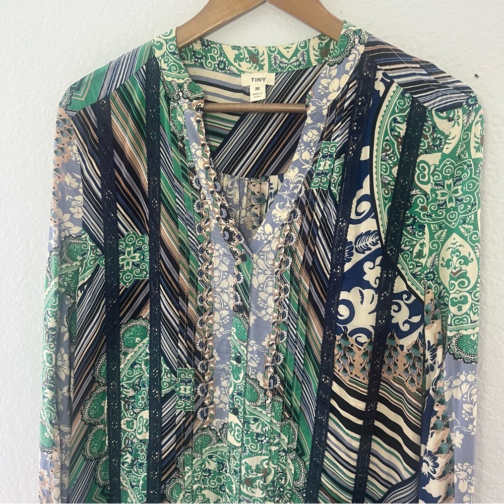 Anthropologie Tiny Caviana Shirt Dress Size Medium - Picture 4 of 14